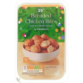 Sainsbury's Breaded Chicken Bites (20 x 200g)