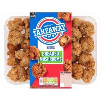 Sainsbury's Breaded Mushrooms Takeaway Sides (350g)