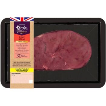 Sainsbury's British Beef Thick Cut Rump Steak Taste the Difference (400g)