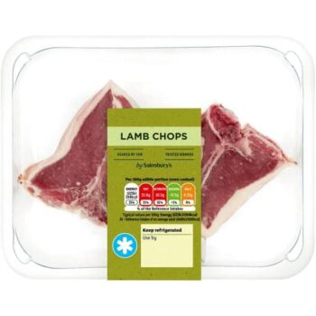 Sainsbury's British or New Zealand Lamb Chops (170g)