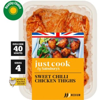 Sainsbury's British Sweet Chilli Chicken Thighs (700g)