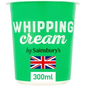 Sainsbury's British Whipping Fresh Cream (300ml)