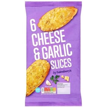 Sainsbury's Cheese & Garlic Slices (6 x 200g)
