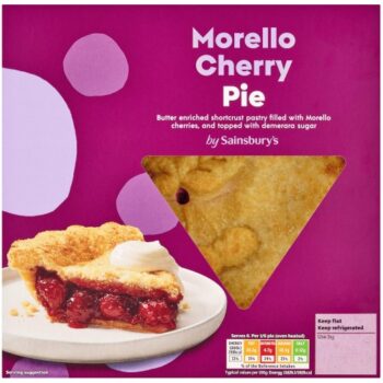 Sainsbury's Cherry Pie Dessert (550g)