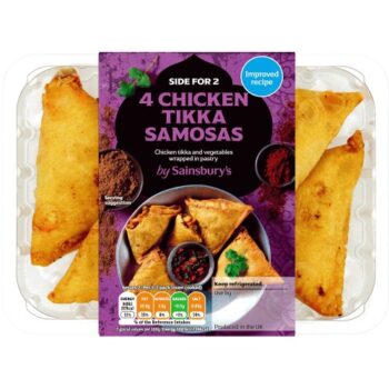 Sainsbury's Chicken Tikka Samosas (4 x 200g)