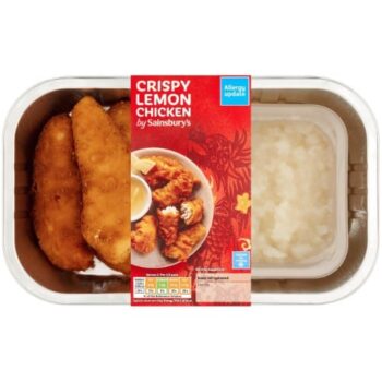 Sainsbury's Chinese Crispy Lemon Chicken Ready Meal Main For 2 (350g)