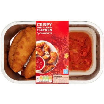Sainsbury's Chinese Crispy Sweet & Sour Chicken Ready Meal Main For 2 (350g)