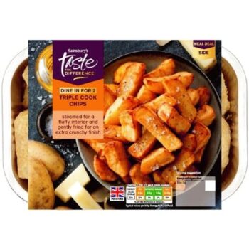 Sainsbury's Chunky Triple Cook Chips Taste the Difference (400g)