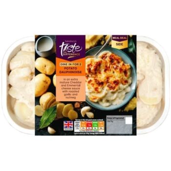 Sainsbury's Dauphinoise Potatoes with Garlic and Nutmeg Taste the Difference (400g)