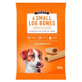 Sainsbury's Dog Treats Mini Log Bones (4)