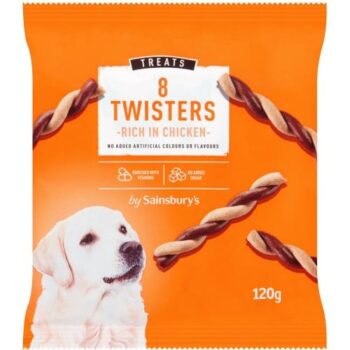 Sainsbury's Dog Treats Twister with Chicken (120g)