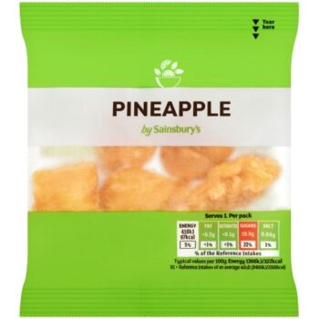 Sainsbury's Dried Pineapple (30g)