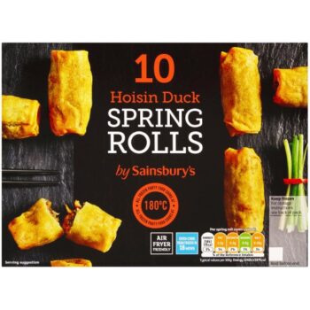 Sainsbury's Duck Spring Rolls 10 (200g)