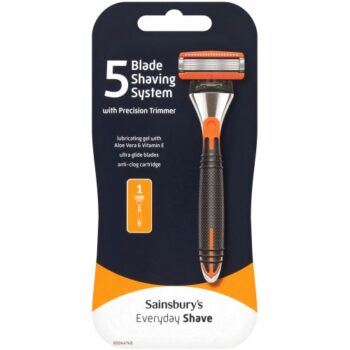 Sainsbury's Everyday 5 Blade Razor with Refill Blade