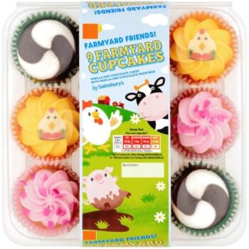 Sainsbury's Farmyard Cupcakes (9 x 477g)