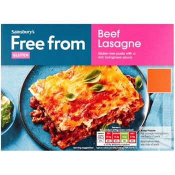 Sainsbury's Free From Beef Lasagne (300g)