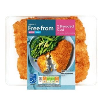 Sainsbury's Free From Breaded Cod (2 x 300g)