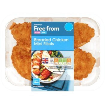 Sainsbury's Free From Breaded Mini Fillets (305g)