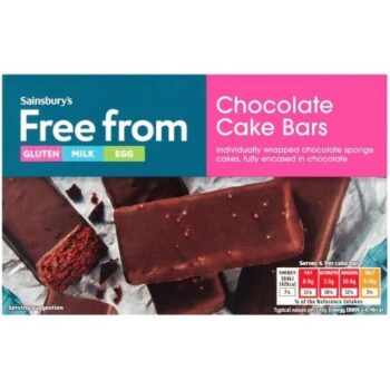 Sainsbury's Free From Chocolate Cake Bars (4)