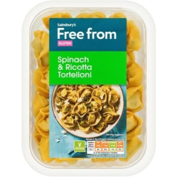 Sainsbury's Free From Spinach & Ricotta Tortelloni (250g)