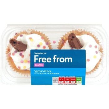 Sainsbury's Free From Vanilla Cupcakes (2)
