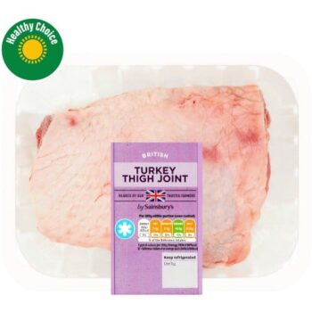Sainsbury's Fresh British Turkey Thigh Joint (750g)