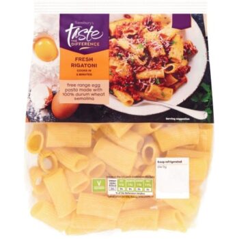 Sainsbury's Fresh Rigatoni Taste the Difference (300g)