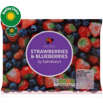 Sainsbury's Frozen Strawberries & Blueberries (360g)