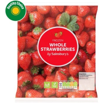 Sainsbury's Frozen Whole Strawberries (350g)