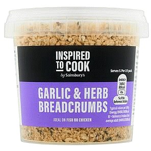 Sainsbury's Garlic & Herb Breadcrumbs Inspired to Cook (110g)