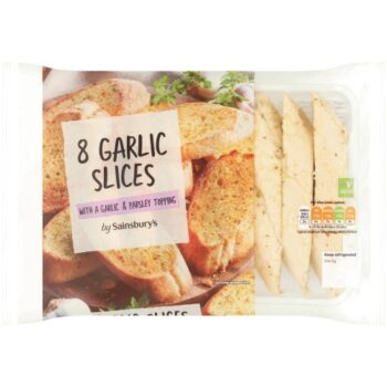 Sainsbury's Garlic Slices with a Parsley Topping (8 x 235g)