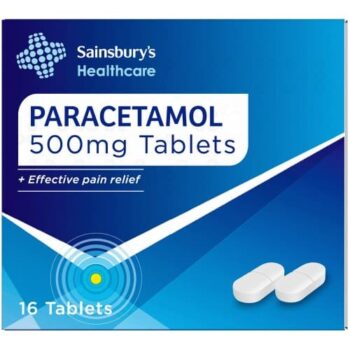 Sainsbury's Healthcare Paracetamol Tablets (16 x 500mg)