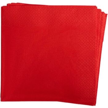 Sainsbury's Home 3ply Red Paper Napkins (20 x 33cm)