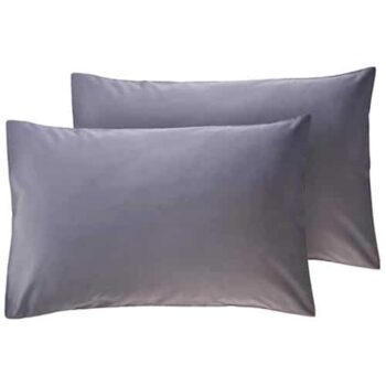 Sainsbury's Home 400TC Pillowcase Pair Slate Grey
