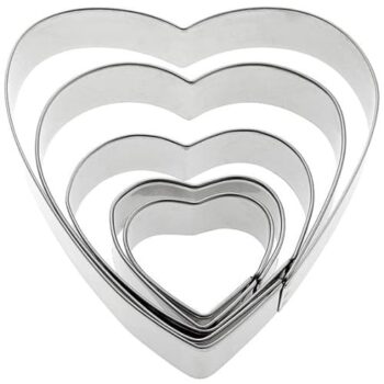 Sainsbury's Home 5 Piece Heart Cookie Cutter