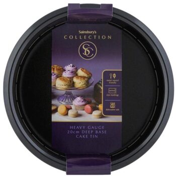 Sainsbury's Home Collection Black Deep Cake Tin (20cm)