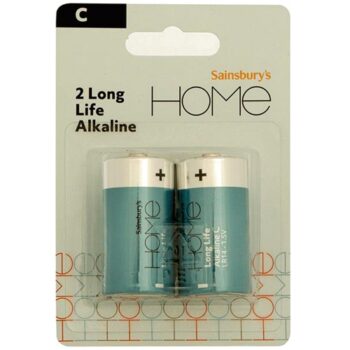 Sainsbury's Home Extra Long Life C Battery (2)