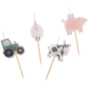 Sainsbury's Home Farmyard Animal Icon Candles (4)