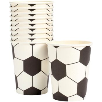 Sainsbury's Home Football Paper Cups (10 x 250ml)