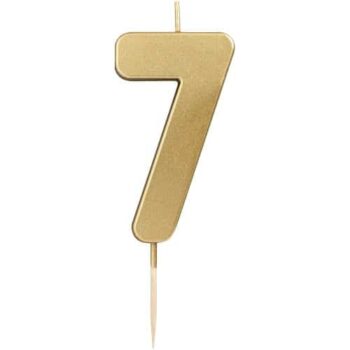 Sainsbury's Home Gold Number Candle Age 7