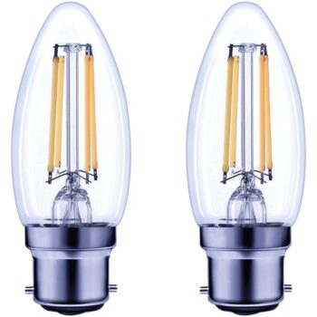 Sainsbury's Home LED Filament Candle BC Dim Light Bulb (2 x 40w)