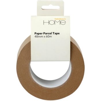 Sainsbury's Home Paper Parcel Tape x60m (48mm)