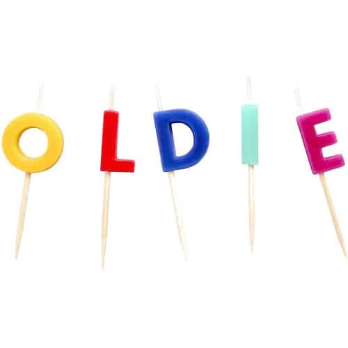 Sainsbury's Home Rainbow Oldie Letter Candles