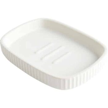 Sainsbury's Home Ribbed Soap Dish White