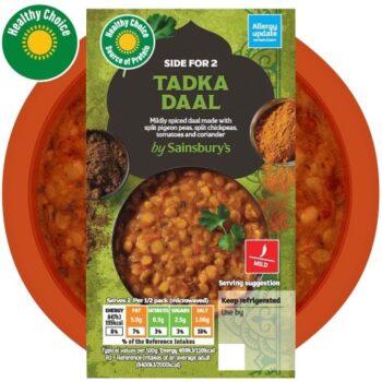Sainsbury's Indian Tadka Daal Ready Meal Side For 2 (300g)