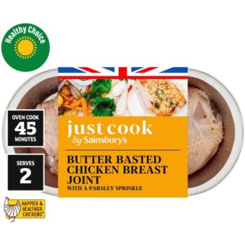 Sainsbury's Just Cook Butter Basted Chicken Breast Joint (350g)