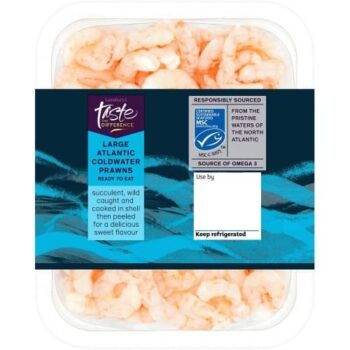 Sainsbury's Large Atlantic MSC Coldwater Prawns Taste the Difference (ready to eat) (150g)