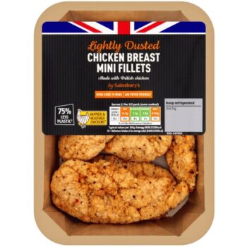 Sainsbury's Lightly Dusted Chicken Mini Fillets (305g)