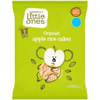 Sainsbury's Little Ones Organic Apple Rice Cakes 12+ Months (40g)