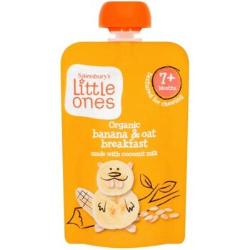 Sainsbury's Little Ones Organic Banana & Oat Breakfast 7+ Months (100g)